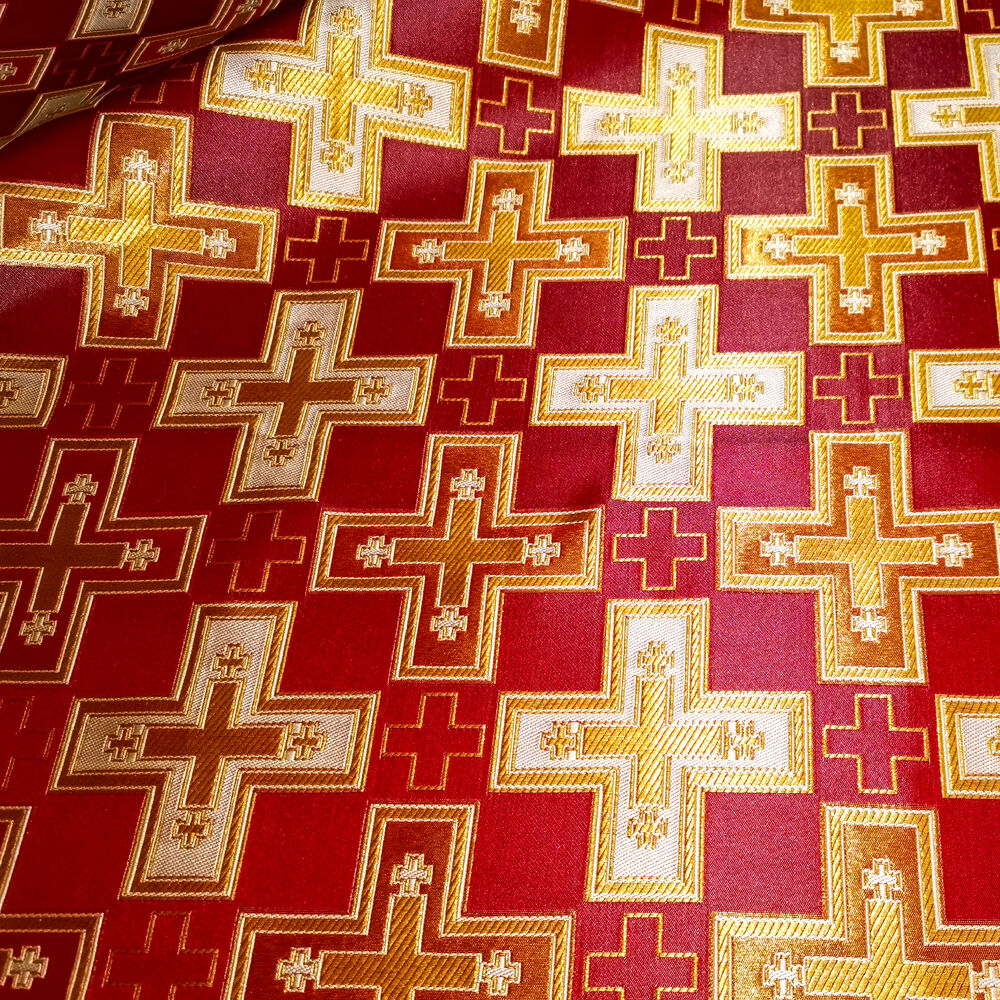 Church Fabric red (Gunny)