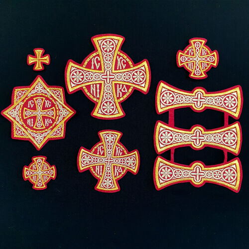 Set of Crosses for Bishop Vestments (Nika)