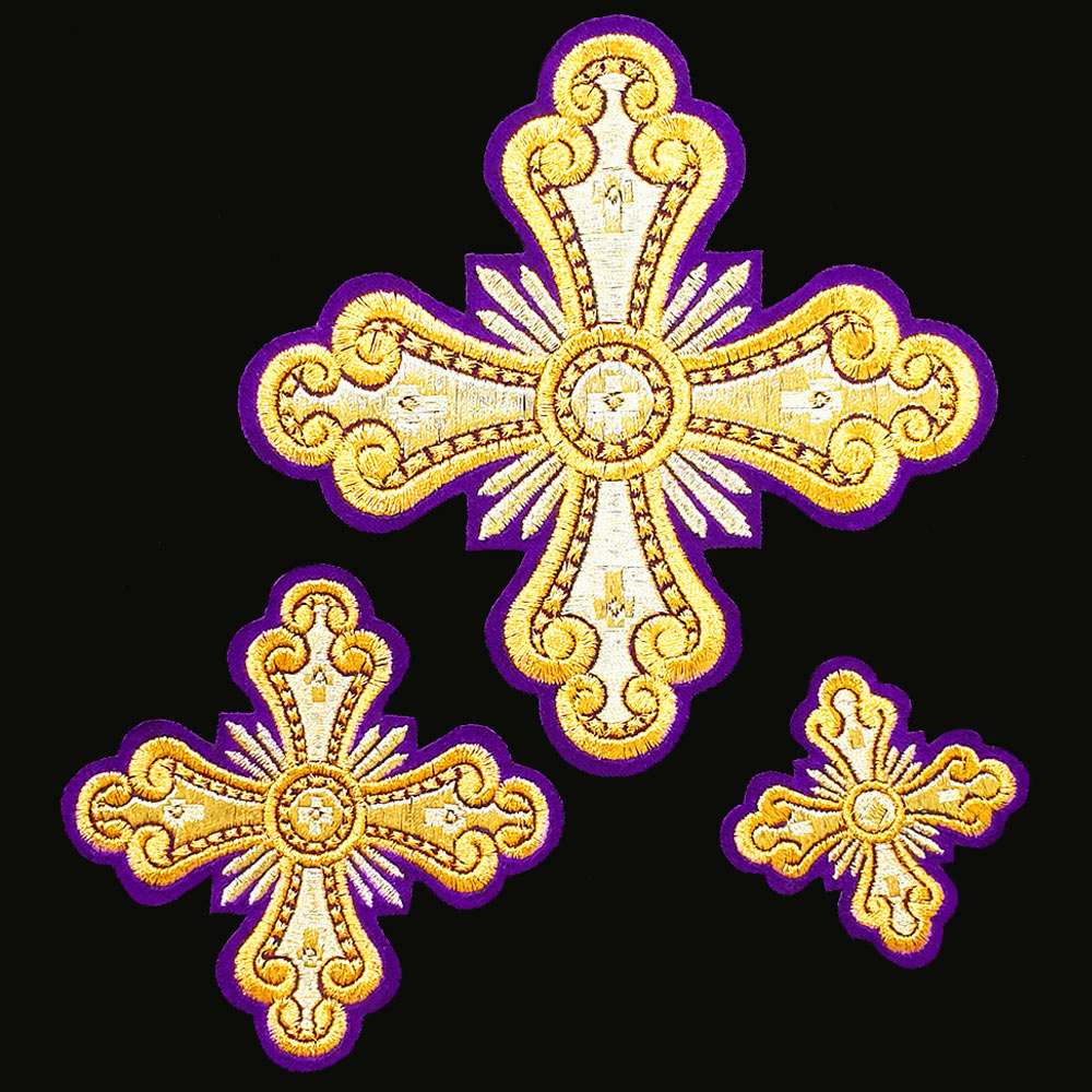 Set of Crosses for deacon's Vestments (Annunciation)