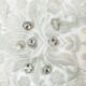 Swarovski  Buttons for vestments (white) for sale