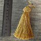 Tassel with large knot 8 cm gold buy