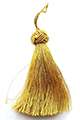 Tassel with large knot 8 cm gold for sale
