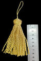 Tassel with large knot lurex 7 cm golden Orthodox
