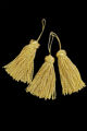 Tassel with large knot lurex golden for sale