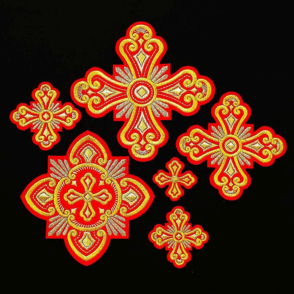 Crosses Embroidered for Priest Vestment (Princess)