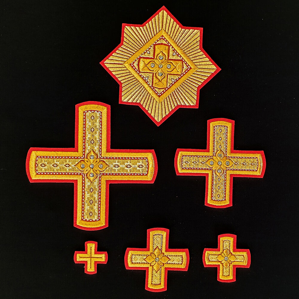 Set of Crosses for Bishop Vestments (Sofia)