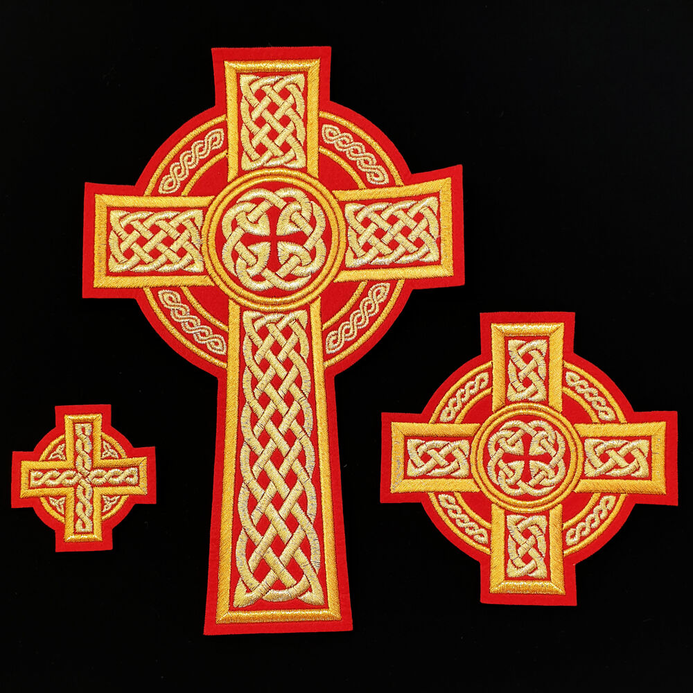 Set of Crosses for Deacon Vestments (Slavic)