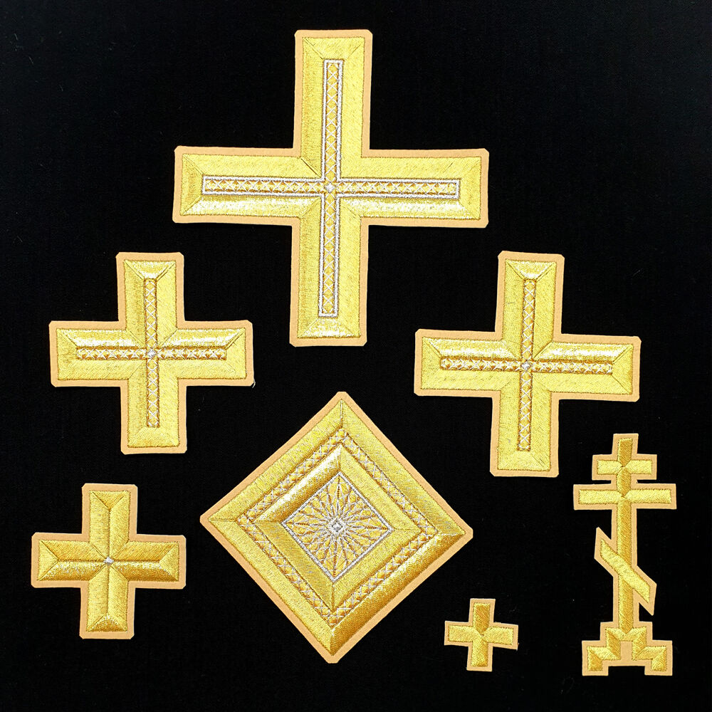 Set of Crosses for Priest Vestments (Sofia)