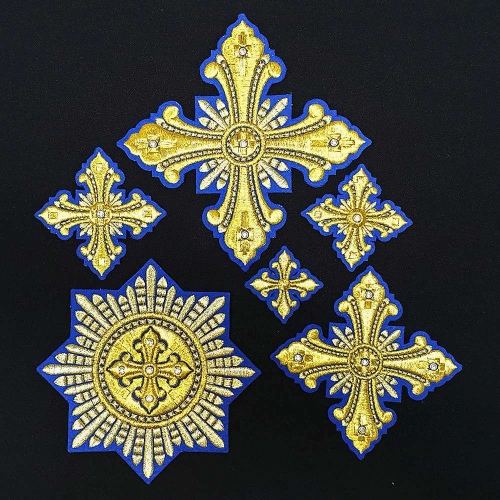 Set of Crosses for Priest Vestments (Christmas)