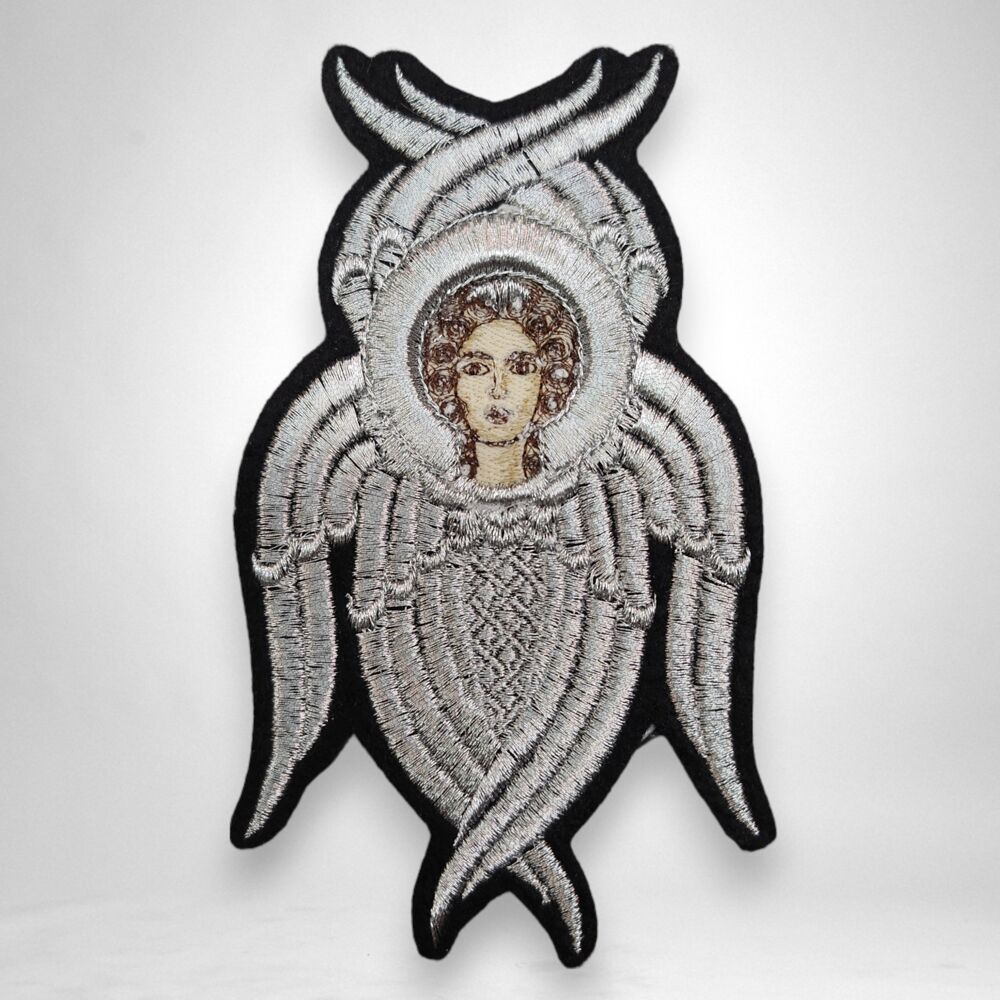 Seraph embroidered for lent vestments