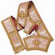 Vestment of Deacon white with dark-red crosses for sale