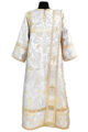 Vestment of Deacon white with gold 