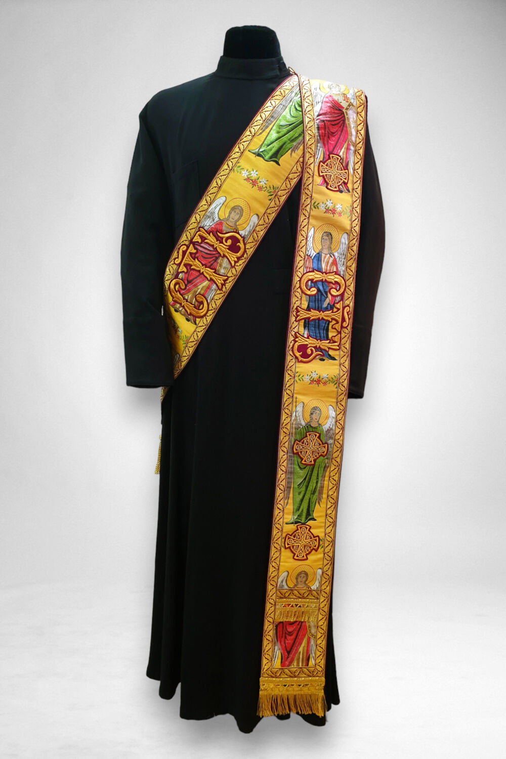 Double orarion with angels Double orarion with angels