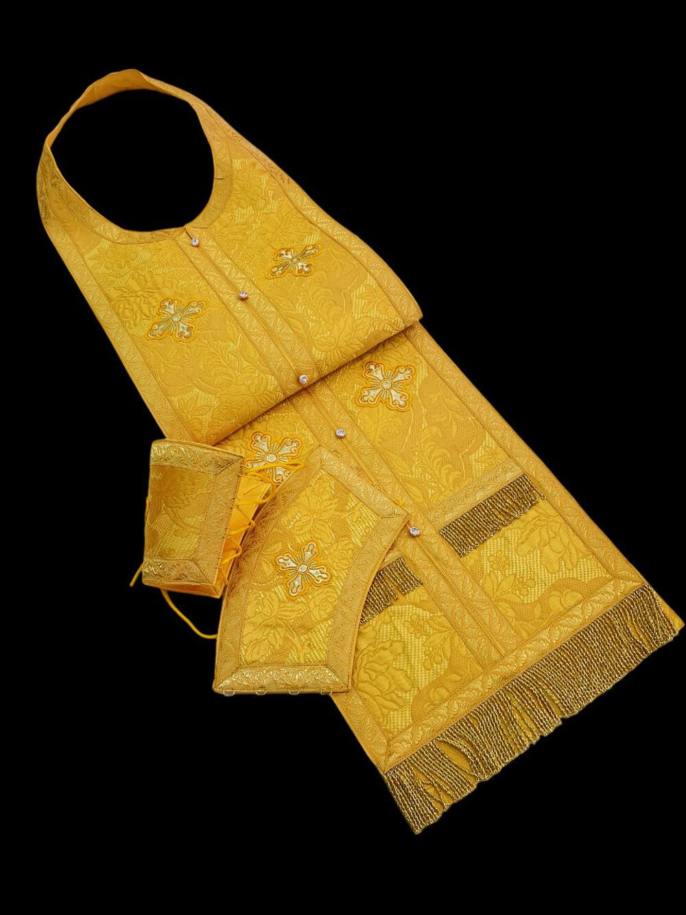 Epitrachelion Set yellow (Myra) Epitrachelion Set yellow (Myra)