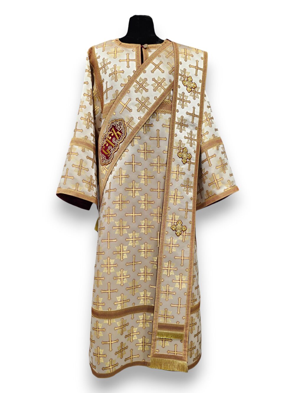 Deacon's vestment with double orarion (Ready-Made) 25–26'' / 6'0''–6'2'' Deacon's vestment with double orarion (Ready-Made) 25–26'' / 6'0''–6'2''