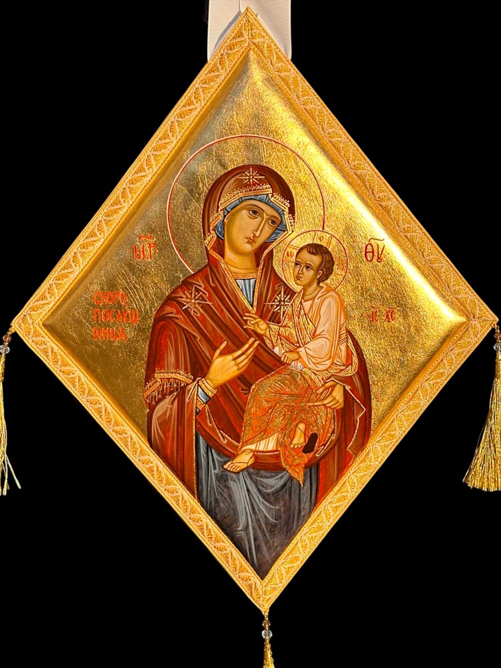Painted palitsa (Holy Mother of God, Quick to Hear) Painted palitsa (Holy Mother of God, Quick to Hear)