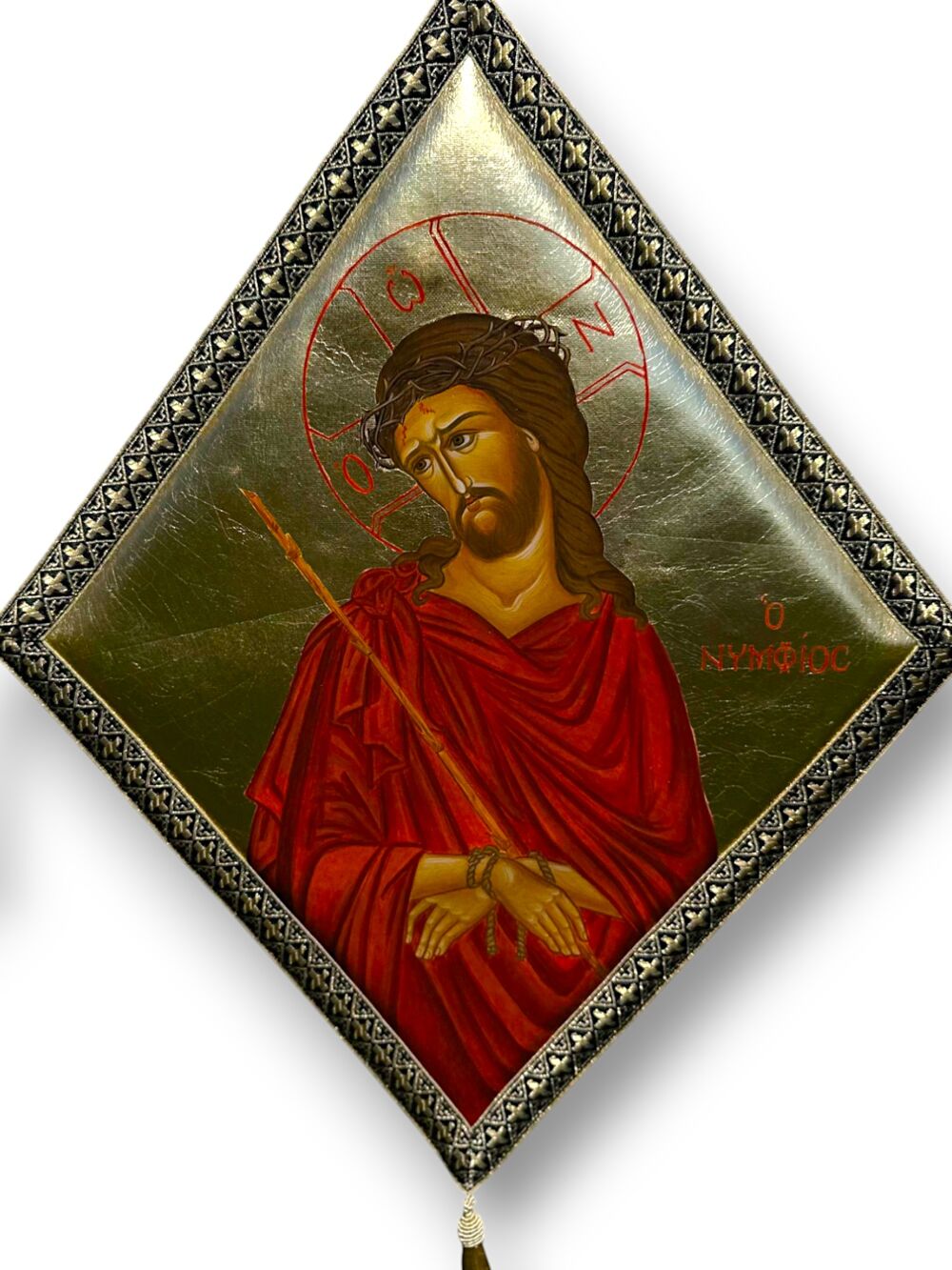 Painted palitsa (The Savior in the Crown of Thorns) Painted palitsa (The Savior in the Crown of Thorns)