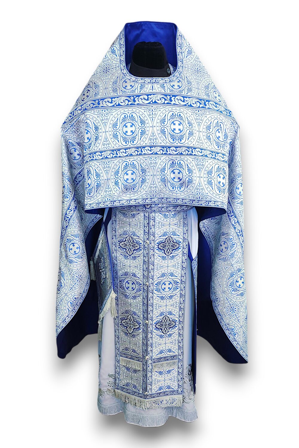 The Virgin Mary's vestment with liturgical accessories The Virgin Mary's vestment with liturgical accessories