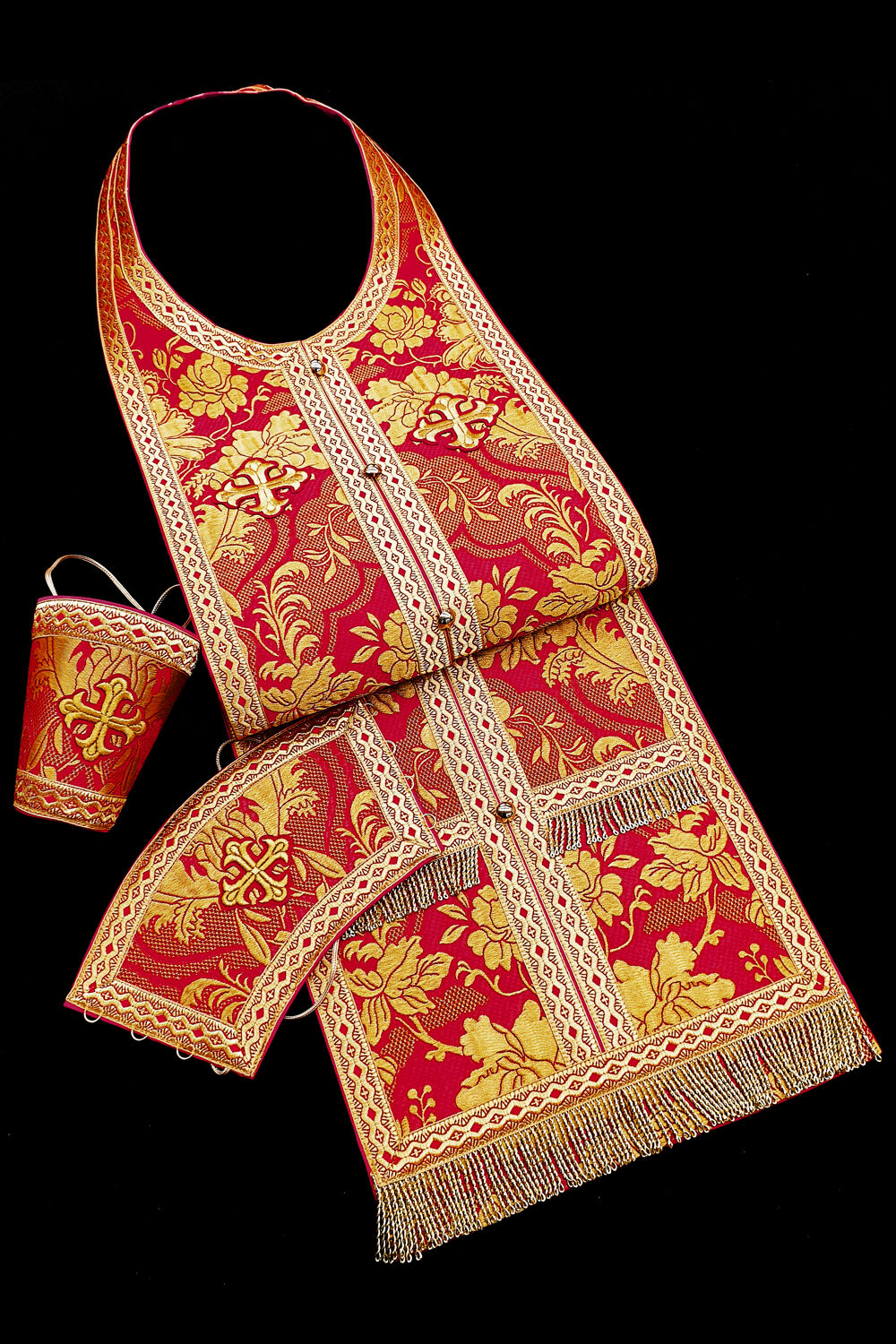 Epitrachelion Set red (Myra) Epitrachelion Set red (Myra)