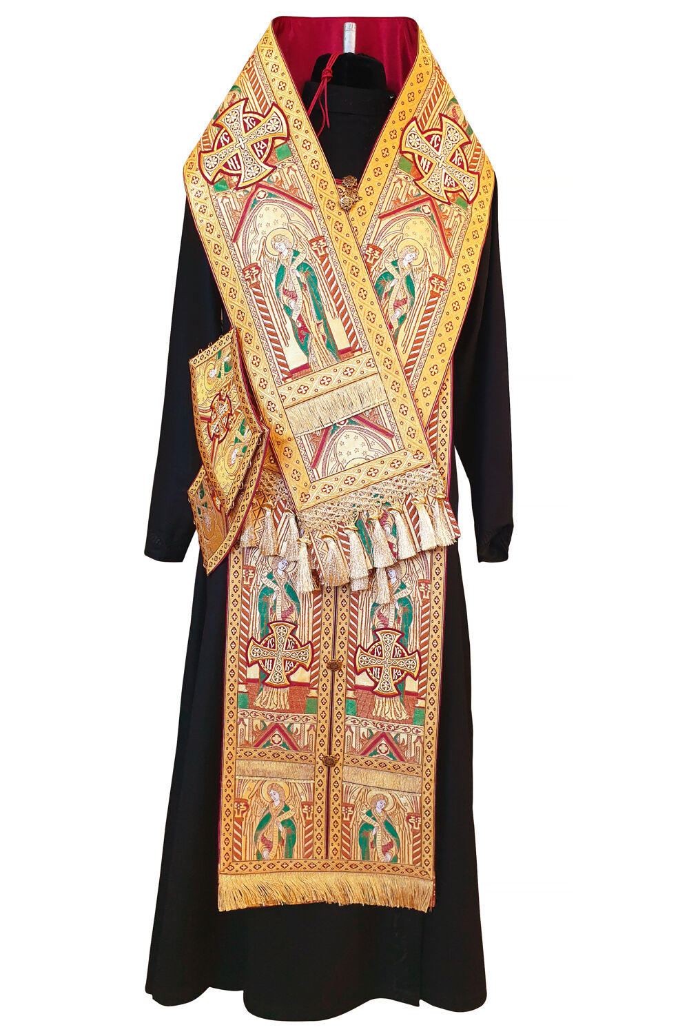 Epitrachelion Set for Archiereus yellow Epitrachelion Set for Archiereus yellow