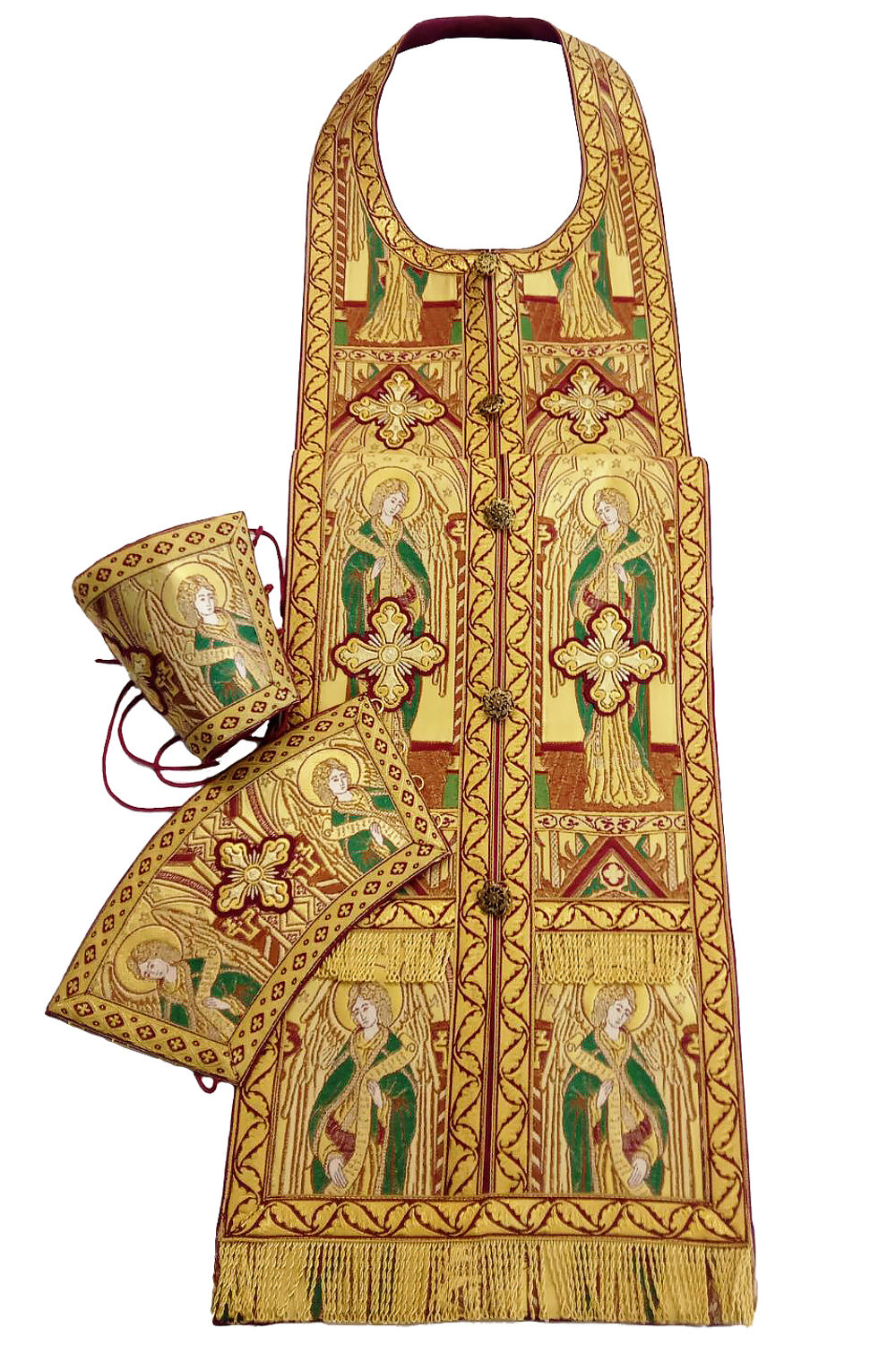 Epitrachelion Set yellow (Holy) Epitrachelion Set yellow (Holy)