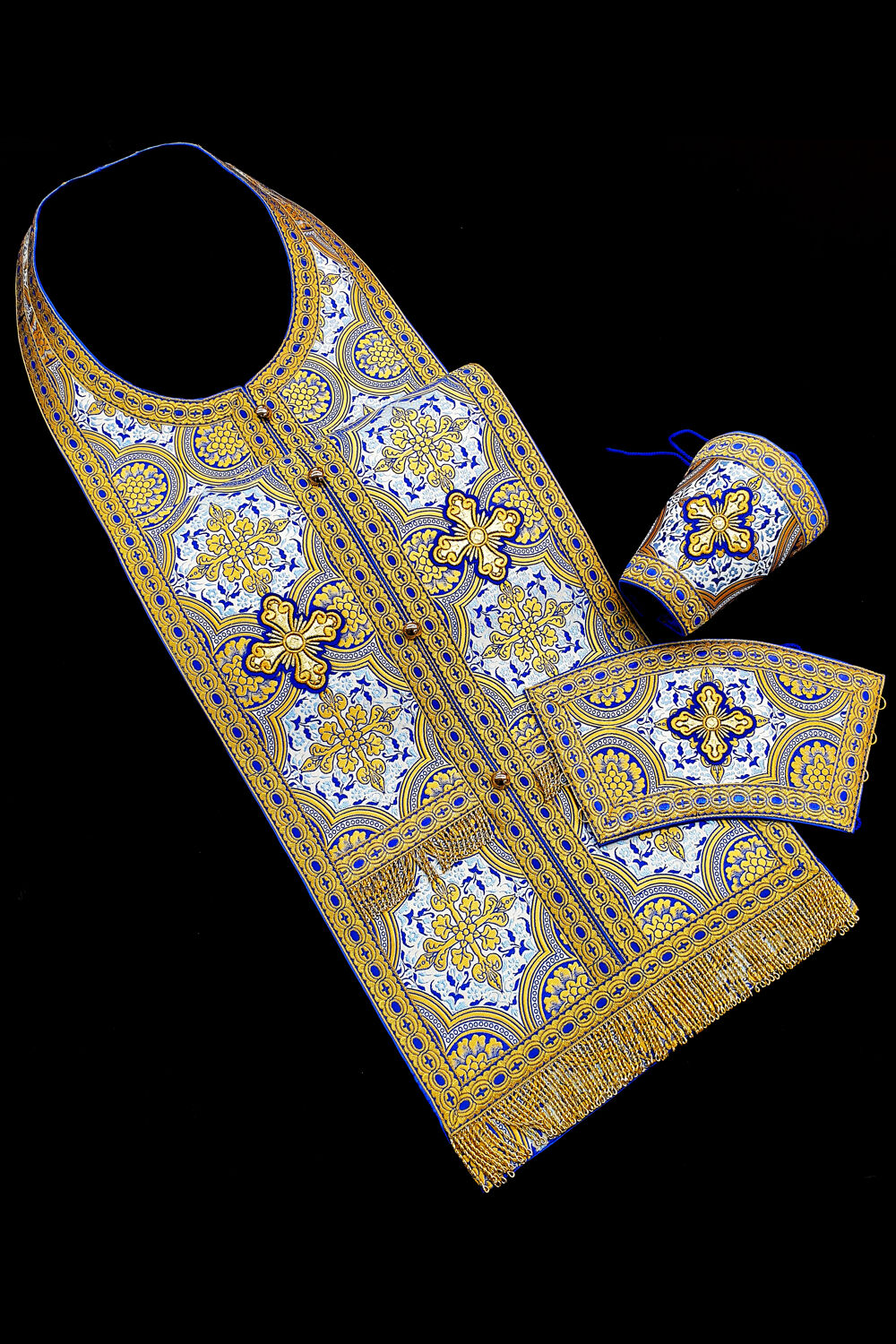 Epitrachelion Set blue (Sofia) Epitrachelion Set blue (Sofia)