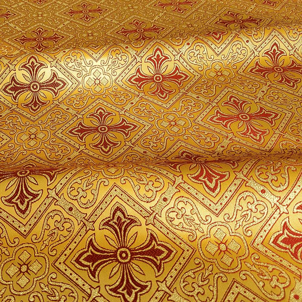 Fabric for Church Clothes yellow (Royal Lily) (width 200cm) Fabric for Church Clothes yellow (Royal Lily) (width 200cm)