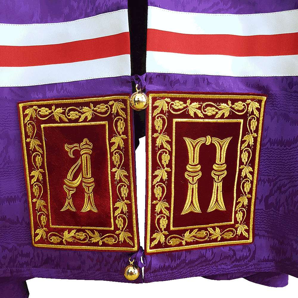 Bishop's Mantle with tablets Greek fabric