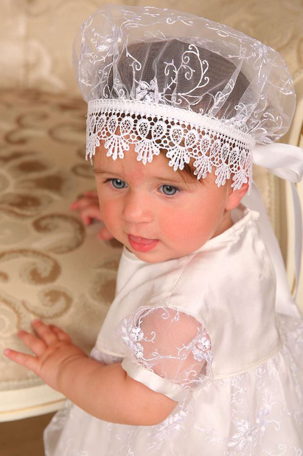 Beret (Evangeline) from a lace fabric for sale