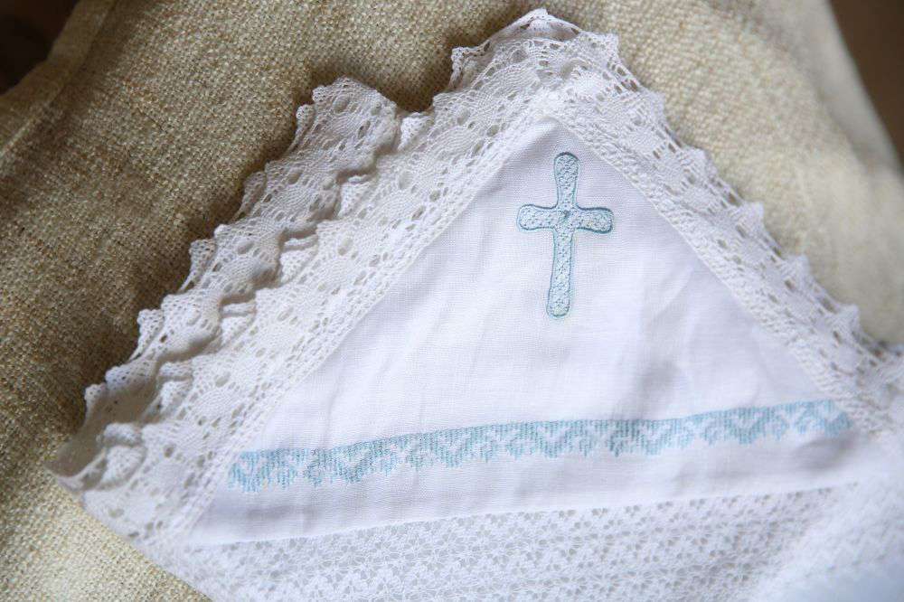 Baptism, christening blanket (Chrism) for sale