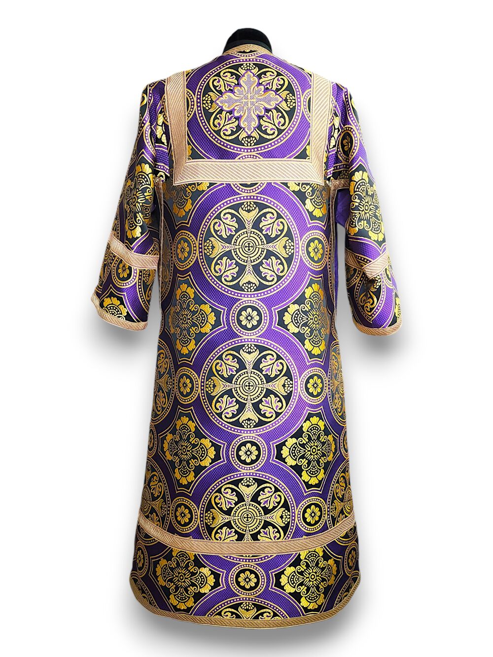 Altar server sticharion made of brocade (Drevlyanska) for sale