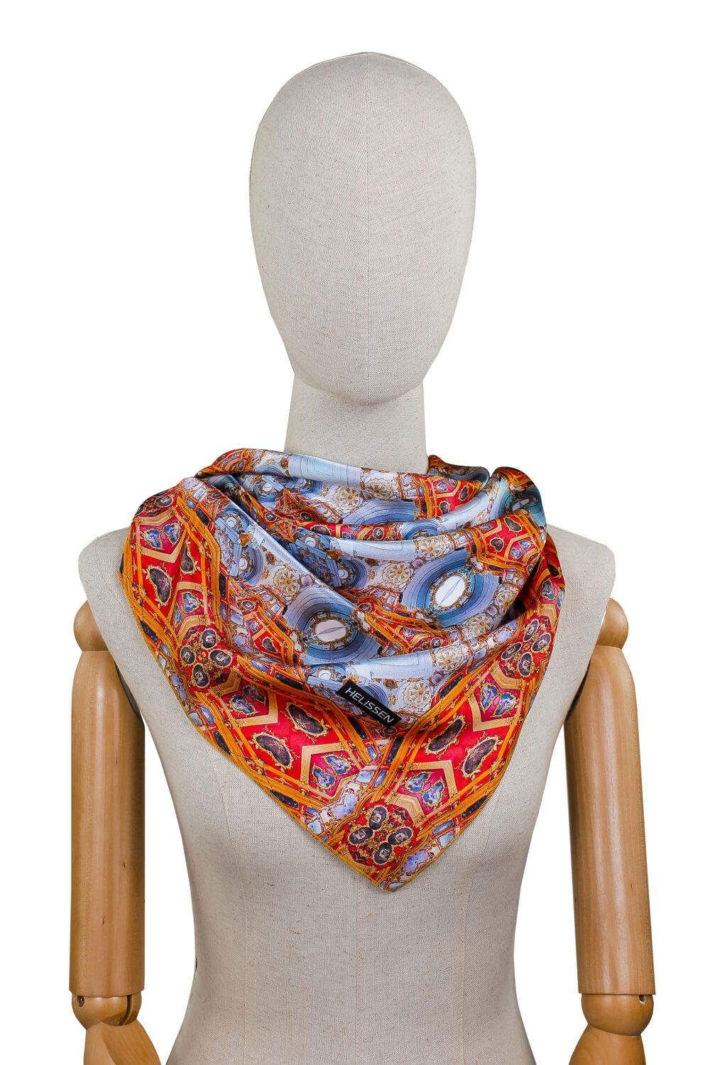 Silk Headscarf (St Andrew's Church red)