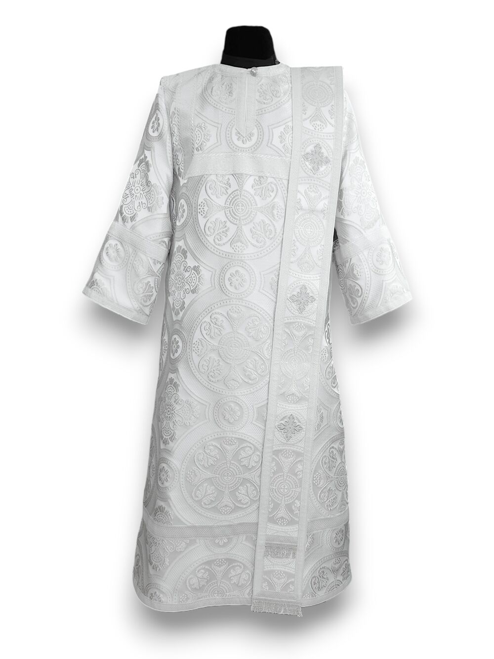 White vestments of a deacon with single orarion