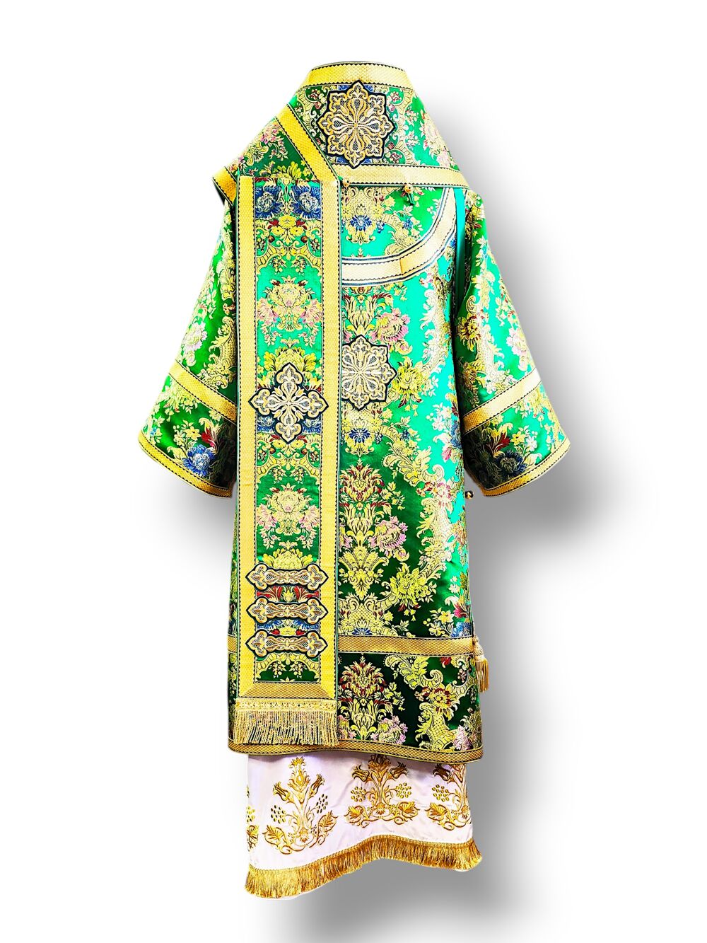 Green Liturgical Vestments of a Bishop for sale
