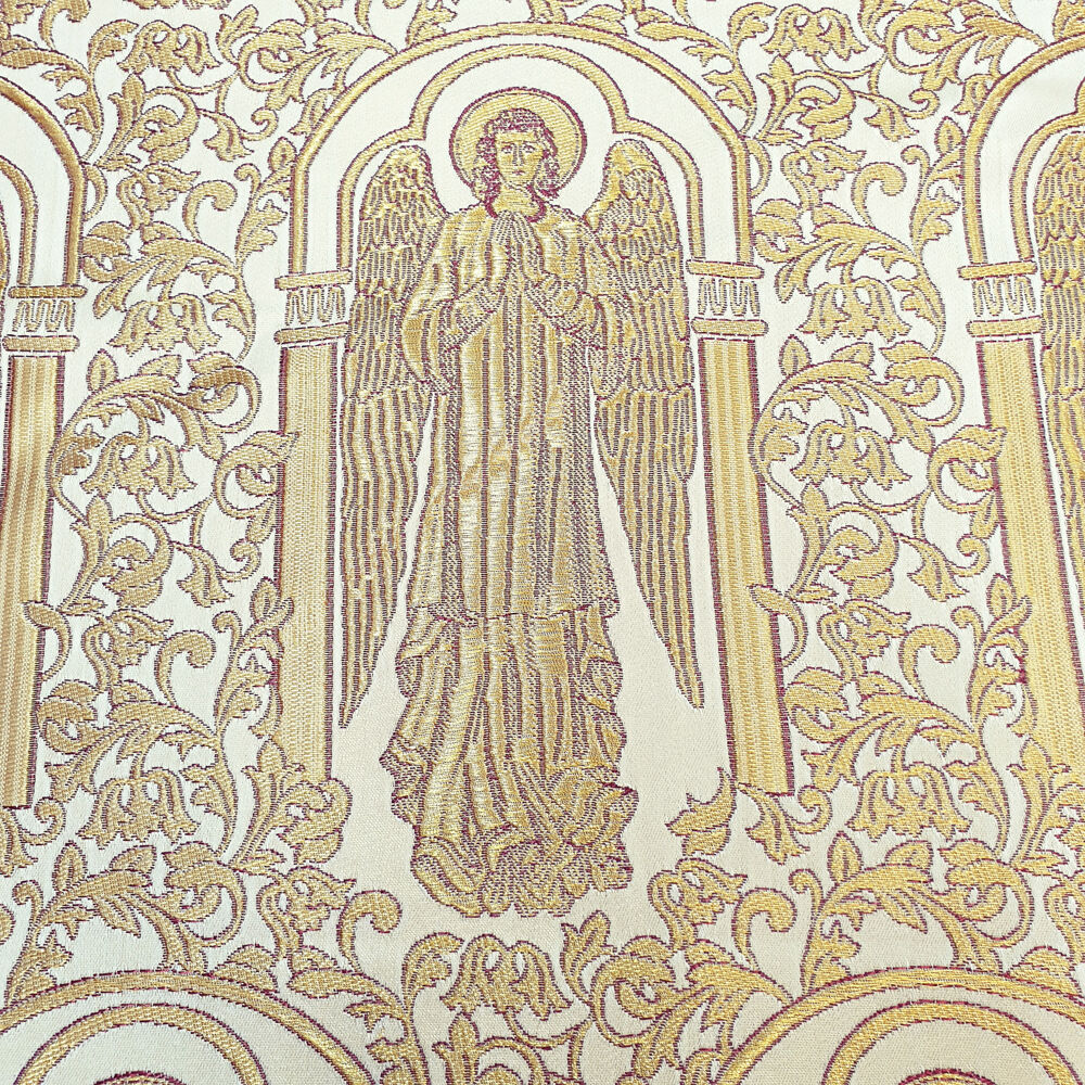 Brocade for vestments with angels (Angels in the Temple) for sale
