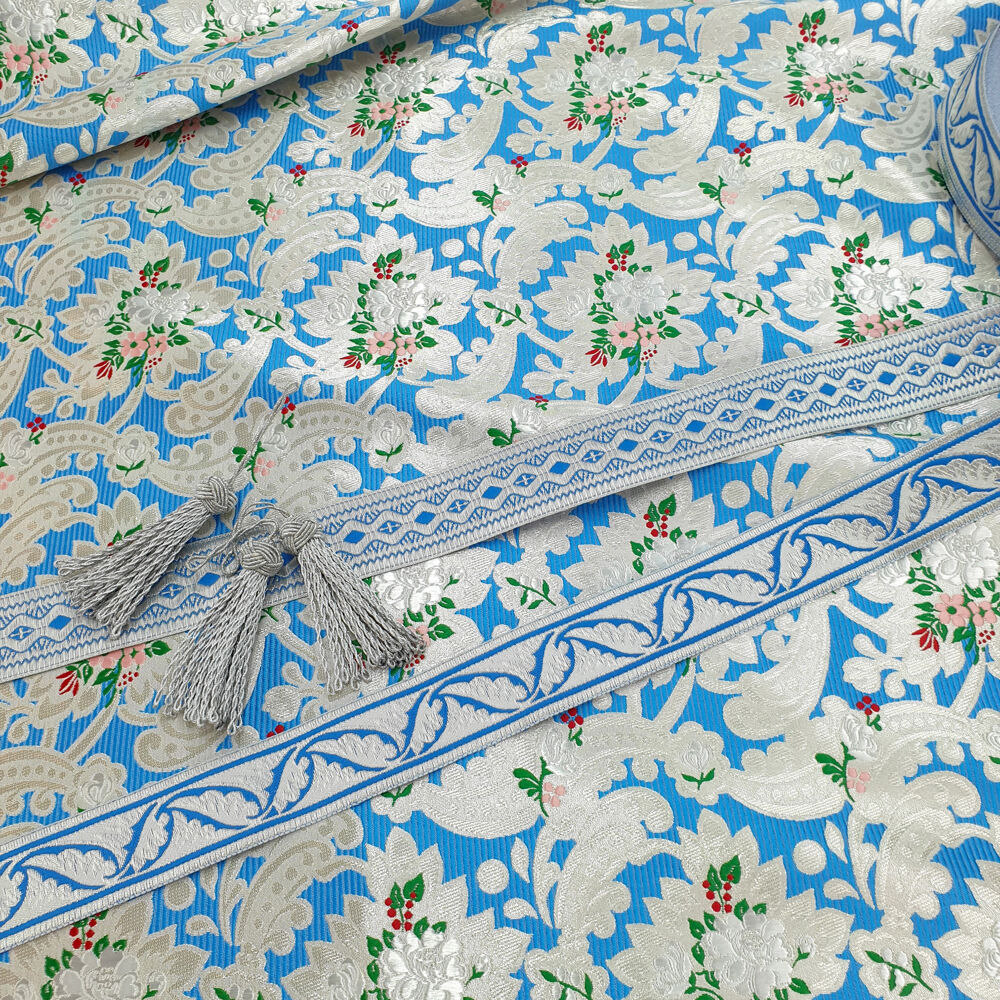 Brocade for vestmwnts (Greek Rose) for sale