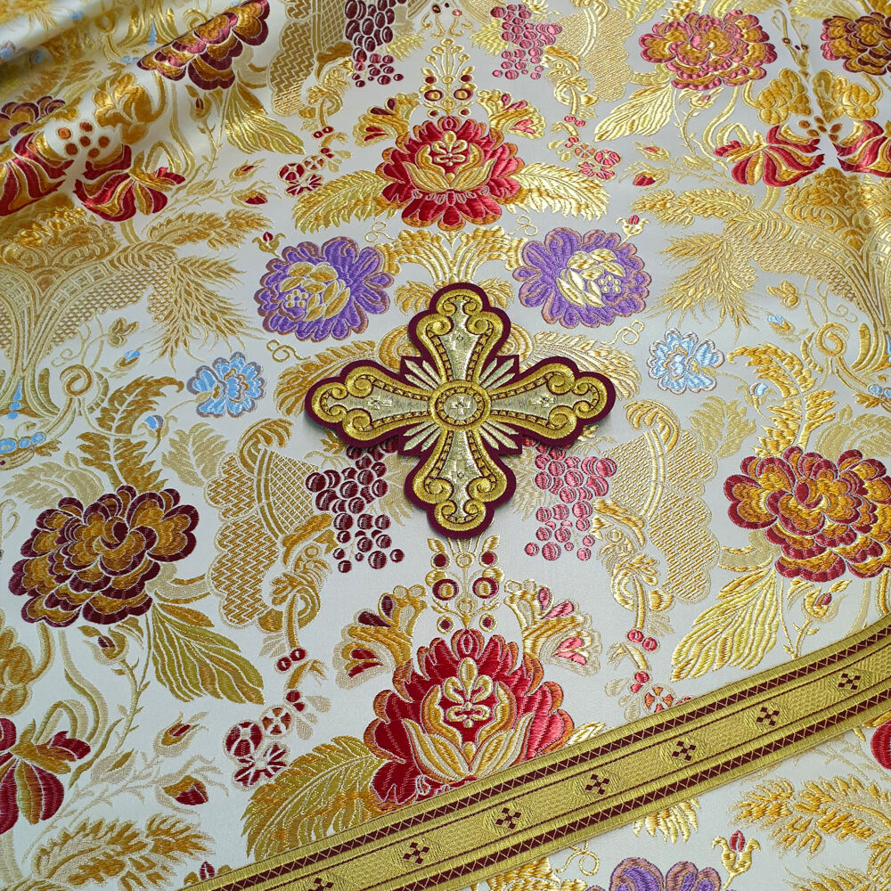 Brocade white for Vestments (Ithaca) for sale