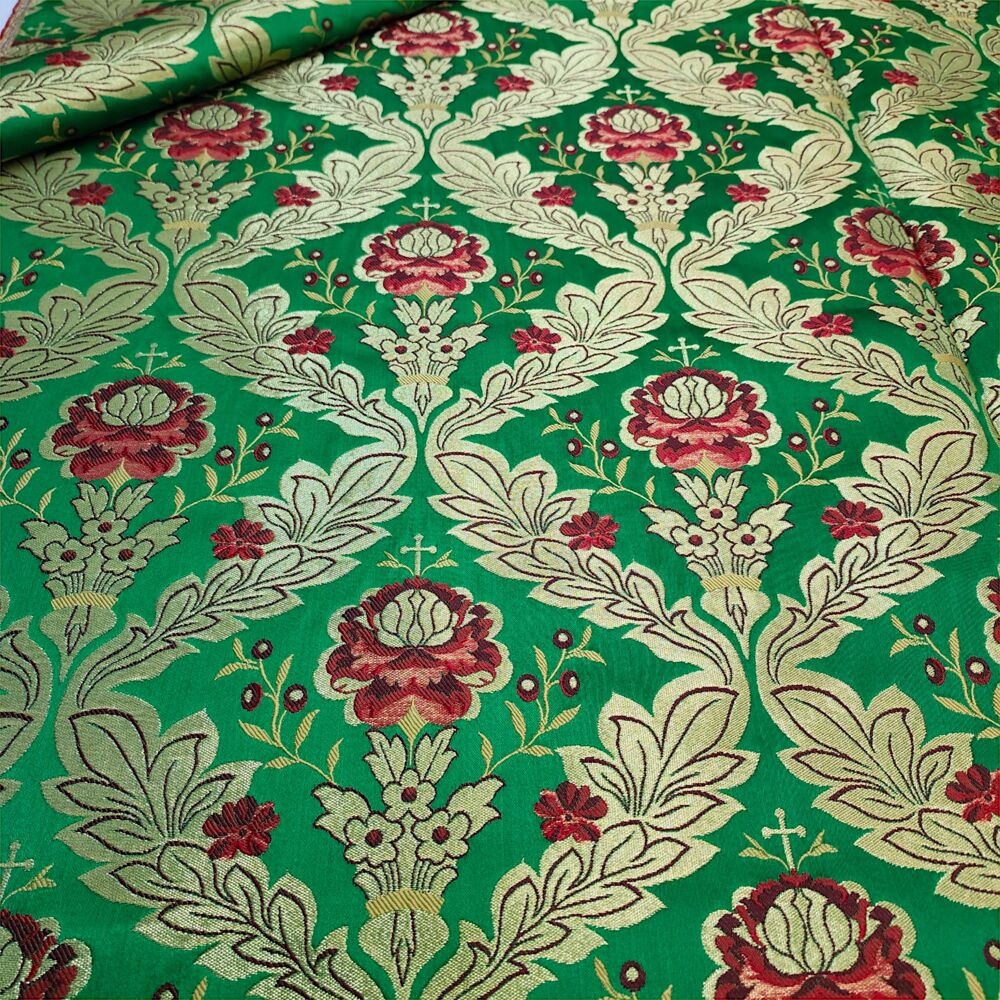 Brocade with floral pattern (Azalea) for sale