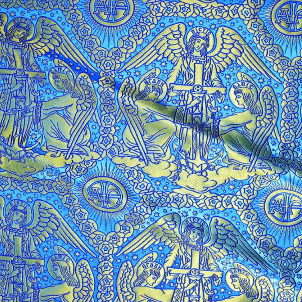 Church brocade (Cherubim)