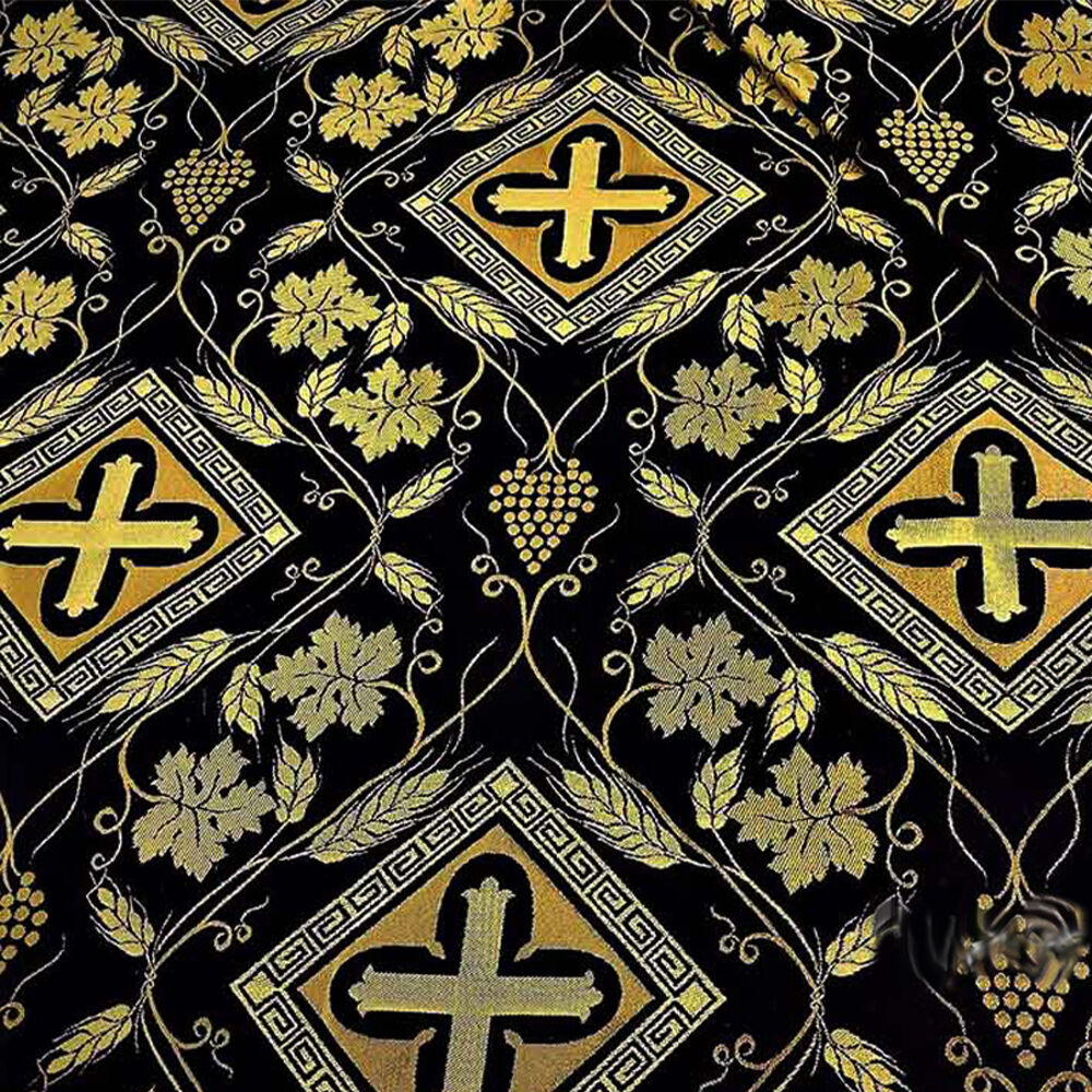 Church silk for temple vestments (Vine)