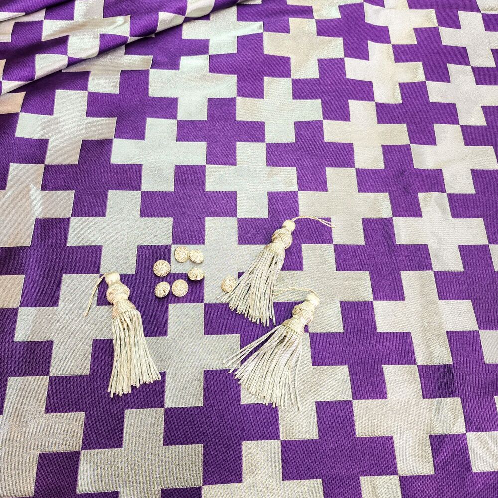 Church Fabric for Vestments (Polistavry Cross) for sale