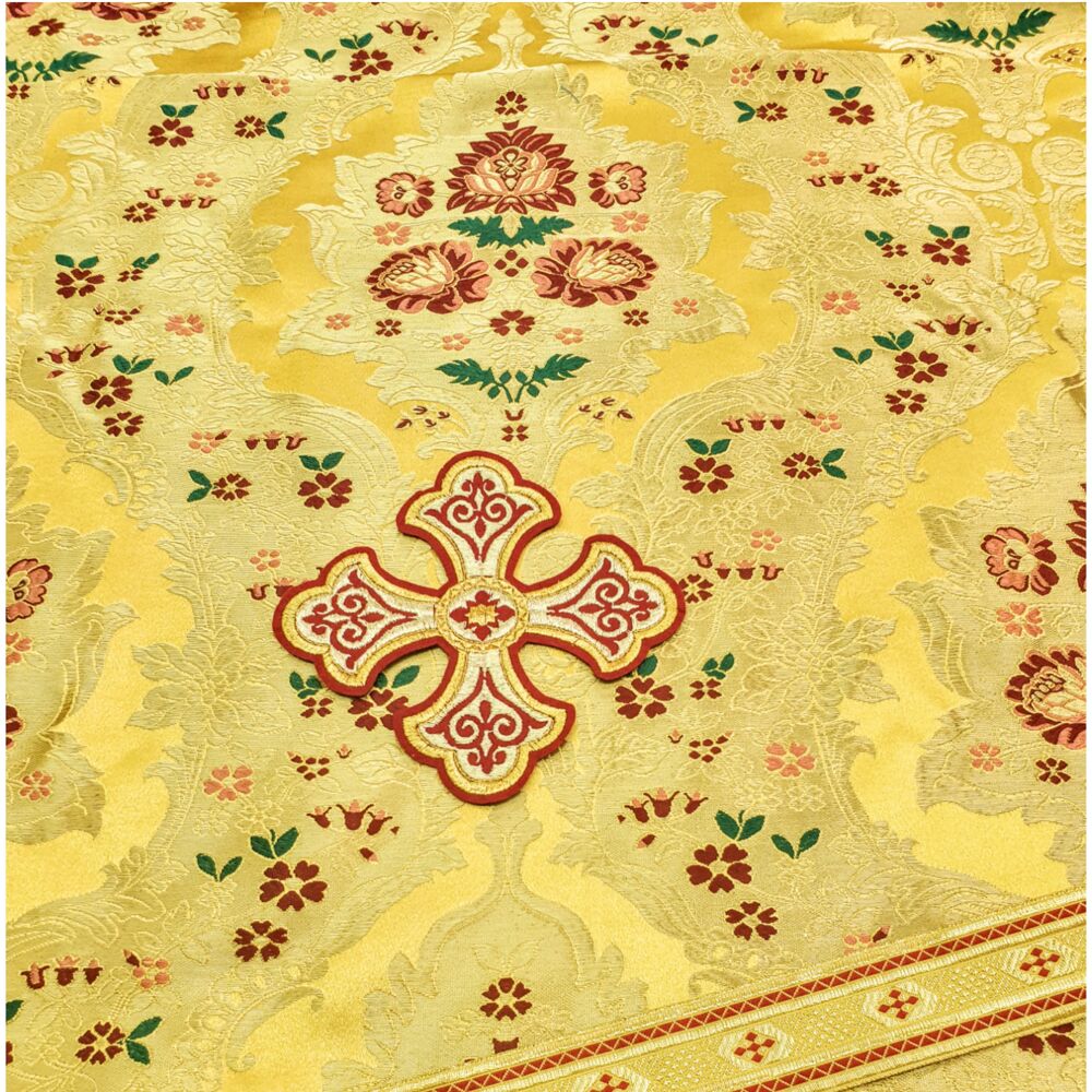 Church yellow brocade (Vvedenskaya)