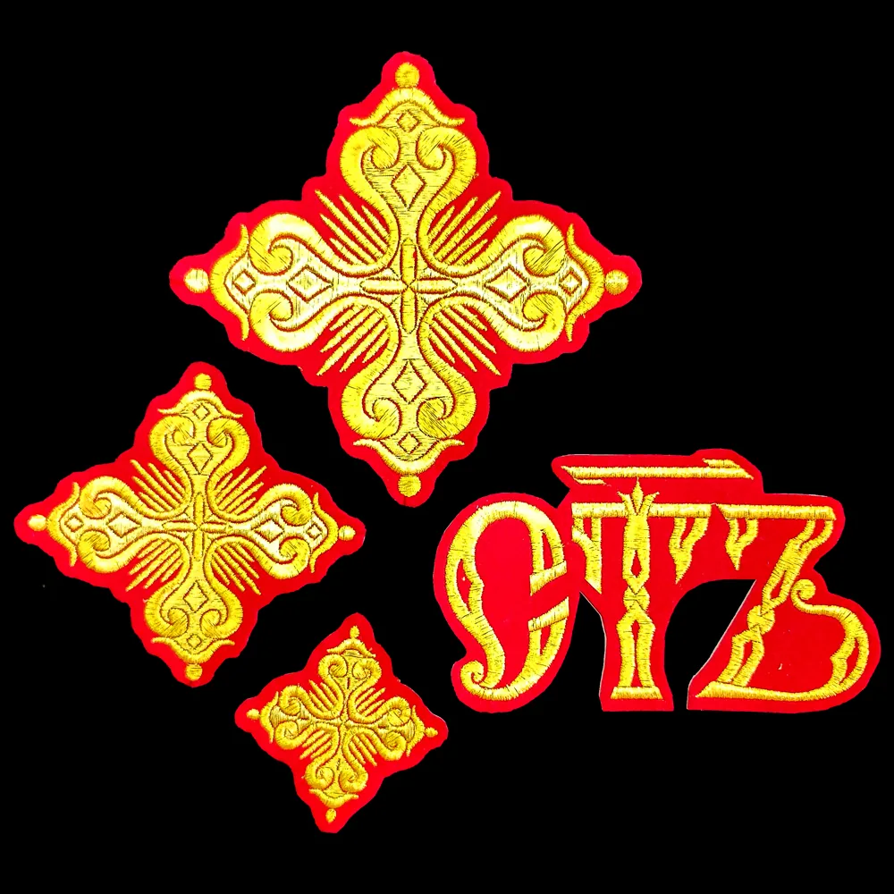 Crosses set for protodeacon vestments (Pechersk)