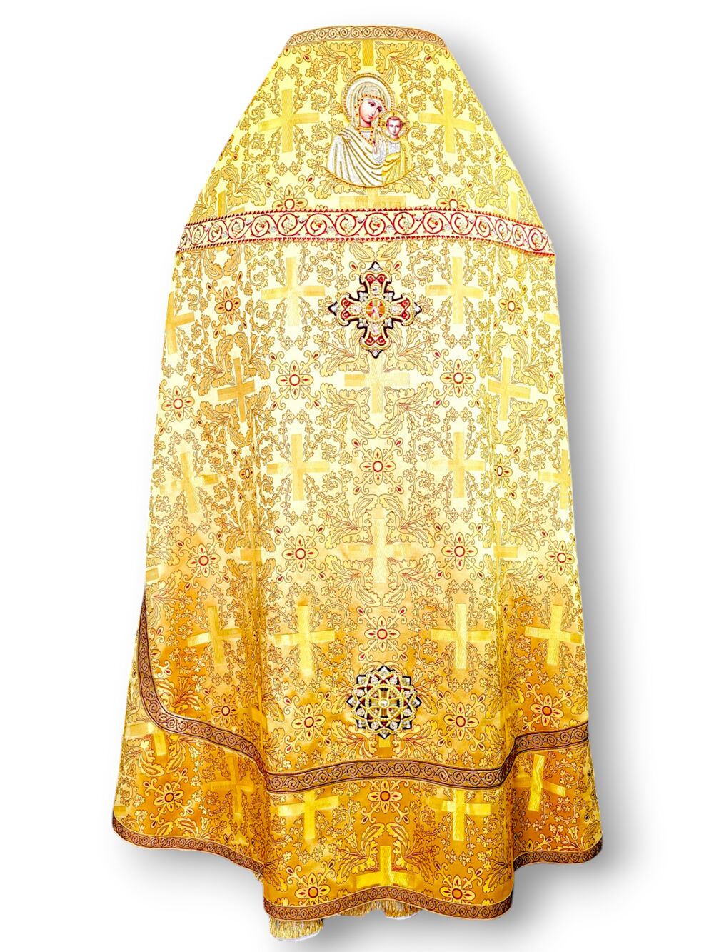 Готовое облачение иерея расшитое камнями Swarovski, размер 52–54, рост 176–182 см купить