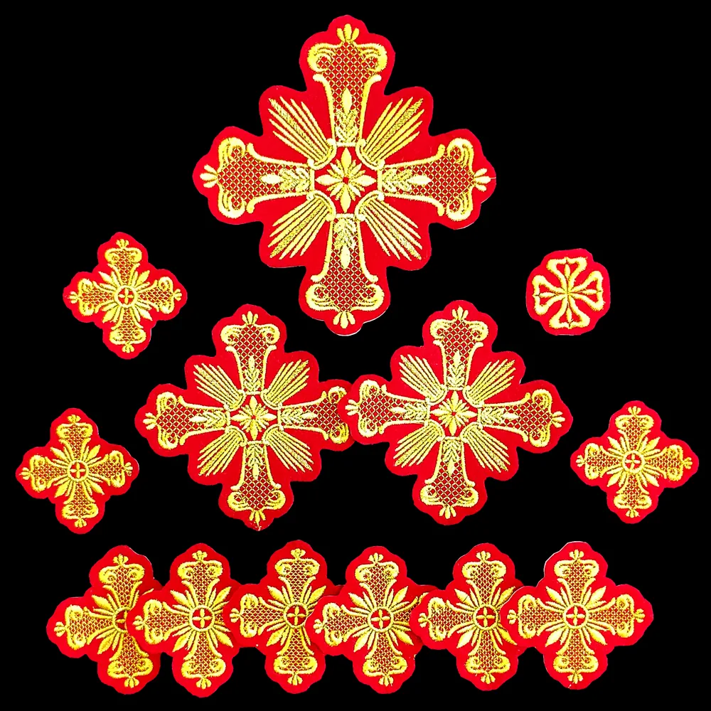 Embroidered crosses (Ephraim) for Greek style vestments