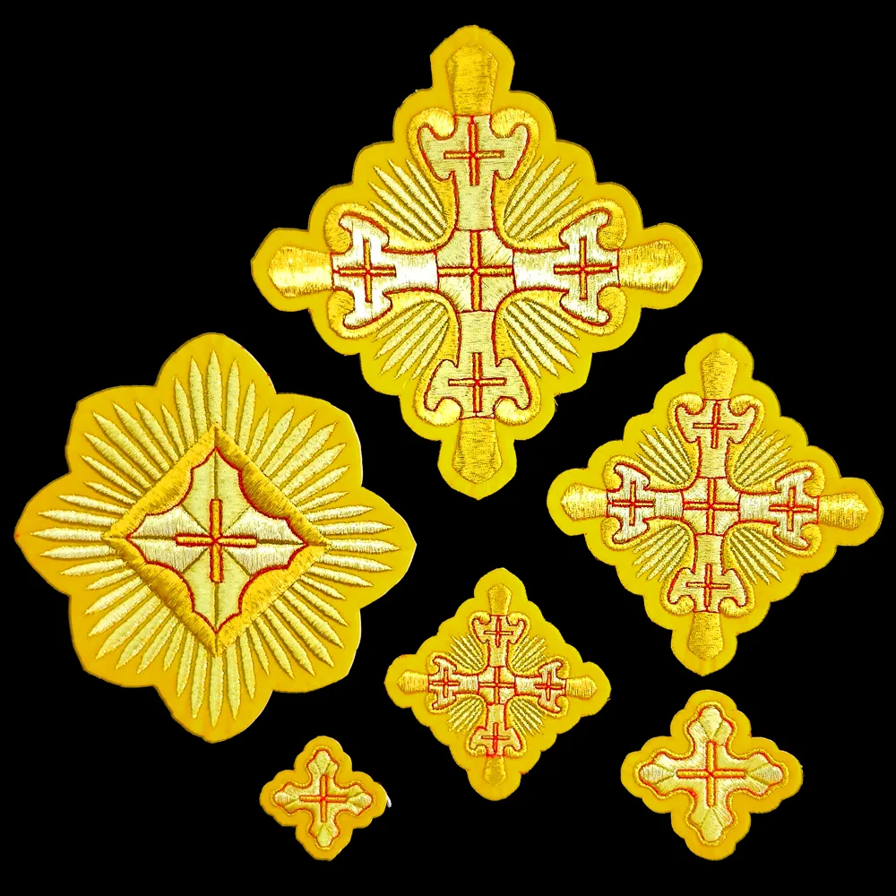 Embroidered crosses for the bishop (Gregory)