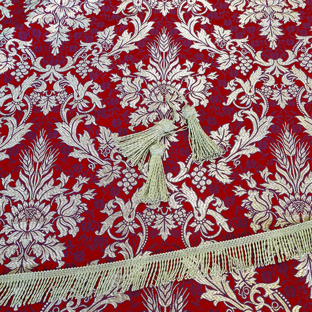 Fabric dark red (Olzhitsa) buy