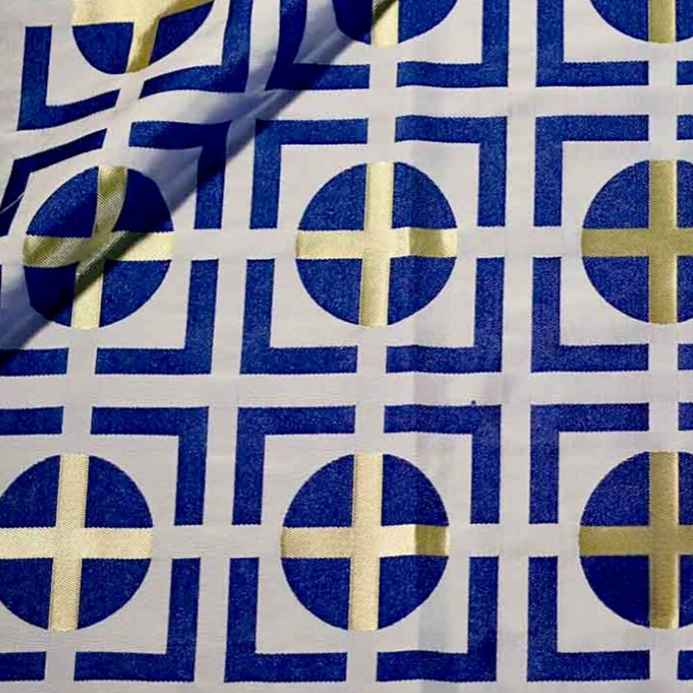 Тканина для літніх шат священика «Тіра» темно синя