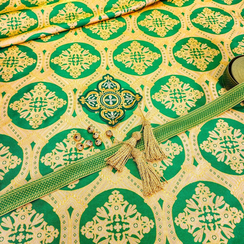 Fabric green (Kyiv) for sale