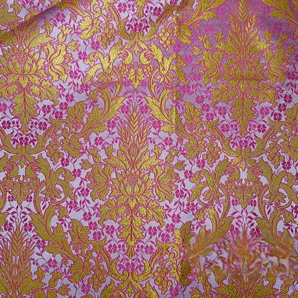 (Olzhitsa) fabric, purple with gold